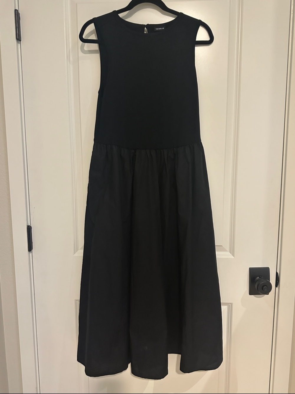 NWT Torrid Foxy Poplin Mixed Media Dress